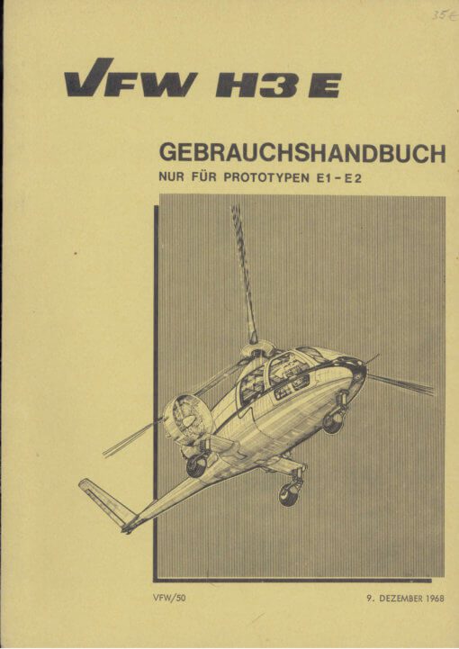 Flight Manual for the VFW H3E