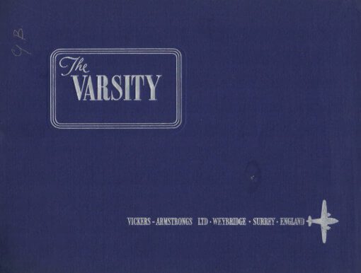 Flight Manual for the Vickers Varsity