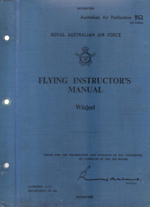 Flight Manual for the Commonwealth Winjeel