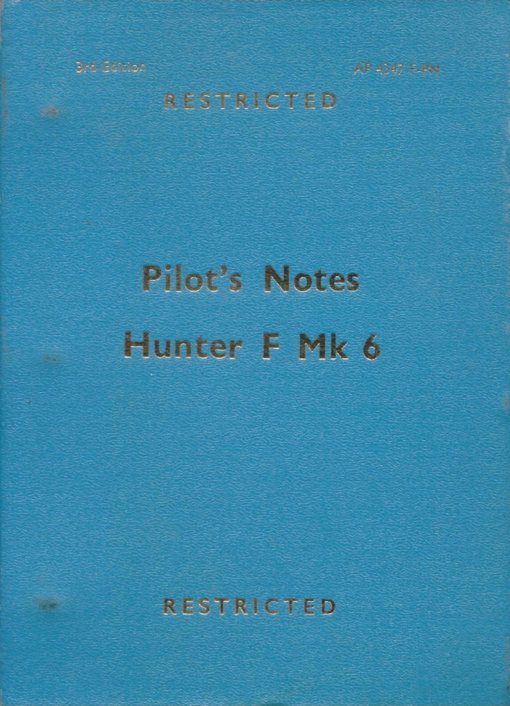 Flight Manual for the Hawker Hunter