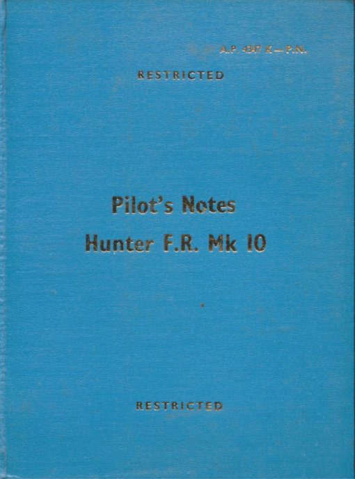 Flight Manual for the Hawker Hunter