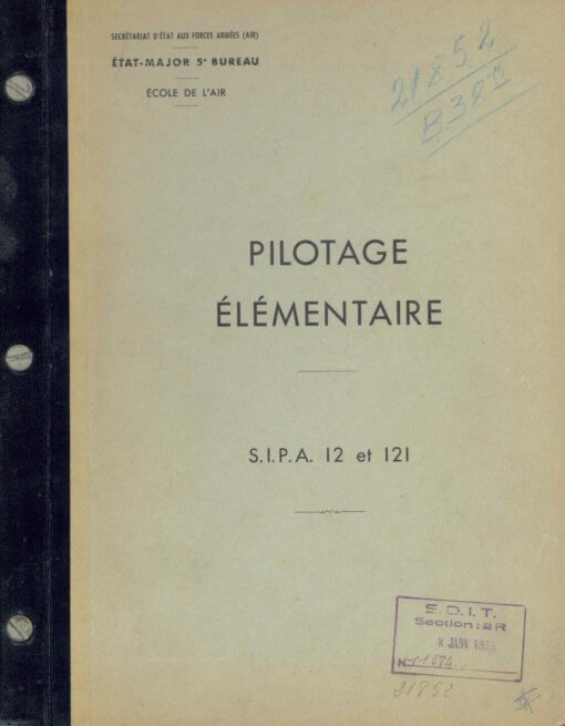 Flight Manual for the SIPA S.12 and S.121