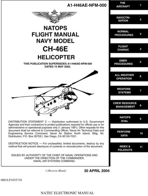 Flight Manual for the Boeing Vertol H-46 Sea Knight