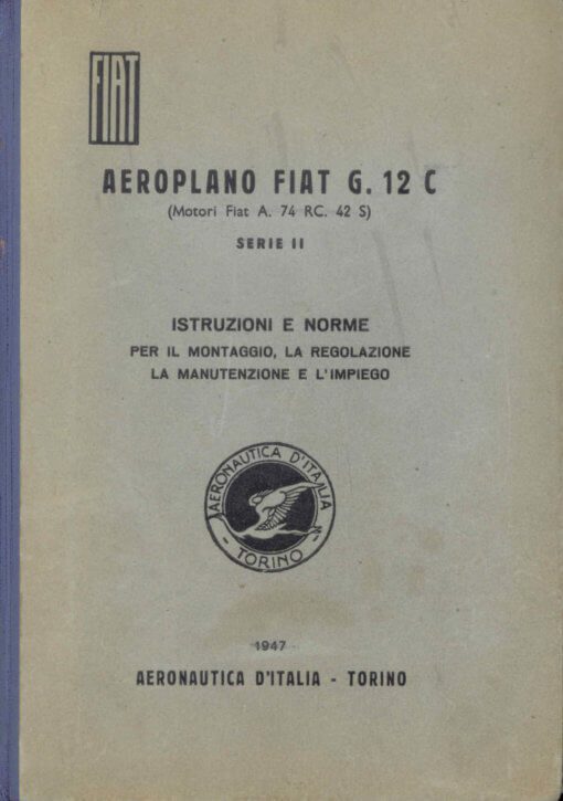 Flight Manual for the Fiat G.12 and G.212