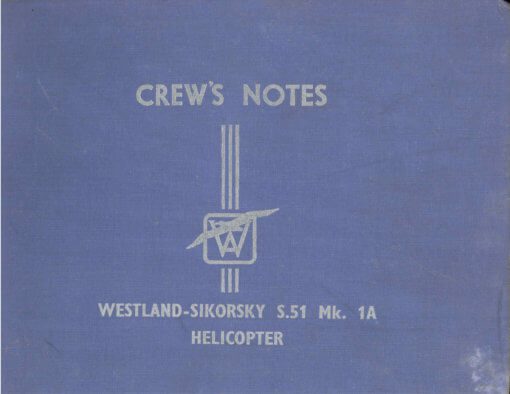 Flight Manual for the Westland S-51 Dragonfly