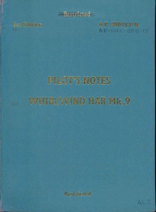 Flight Manual for the Westland Whirlwind