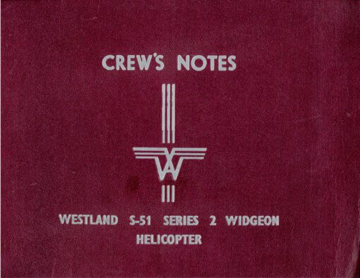 Flight Manual for the Westland S-51 Dragonfly