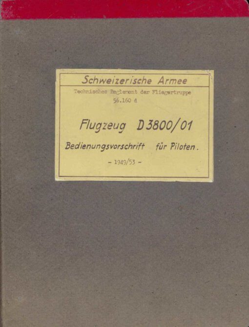 Flight Manual for the Morane-Saulnier MS406