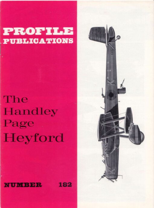 Pilot's Notes for the Handley Page Heyford and Harrow