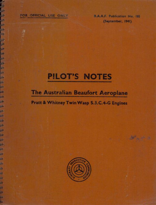 Flight Manual for the Bristol Beaufort