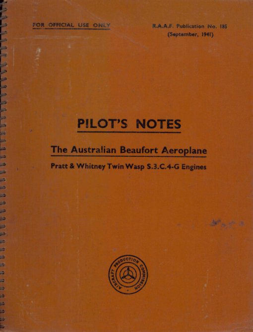 Flight Manual for the Bristol Beaufort