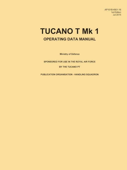 Flight Manual for the Short Tucano