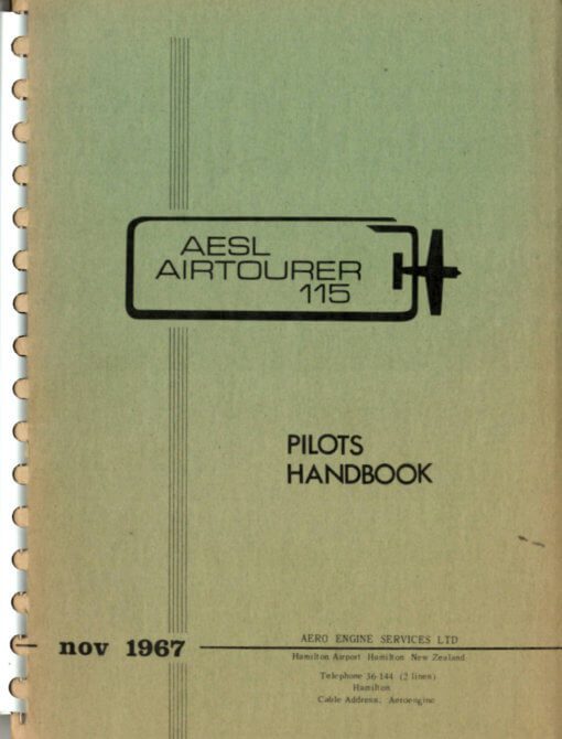 Flight Manual for the Victa (AESL) Airtourer
