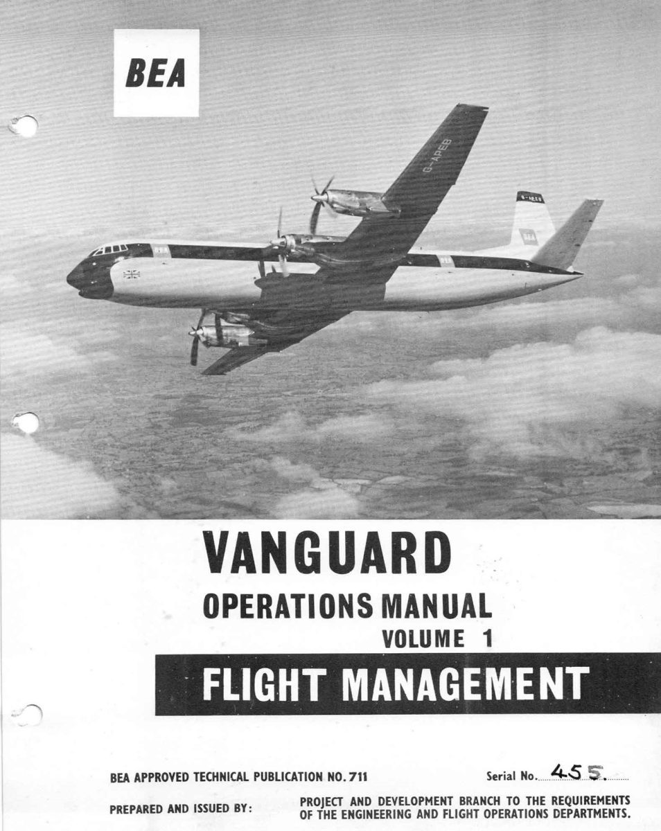 BEA_Vanguard_Operations-Flight_Management-cover Flight Manual for the Vickers Vanguard