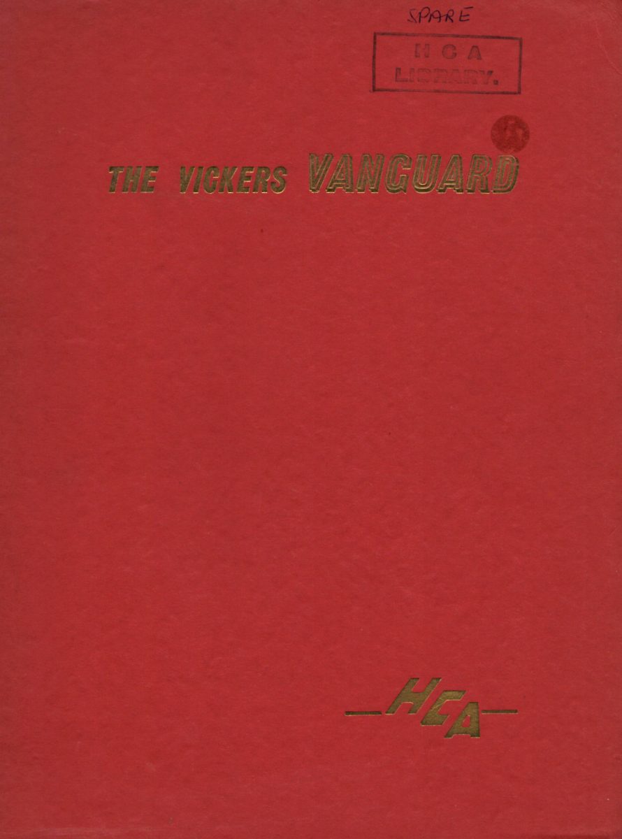 Vanguard-Presentation-cover Flight Manual for the Vickers Vanguard