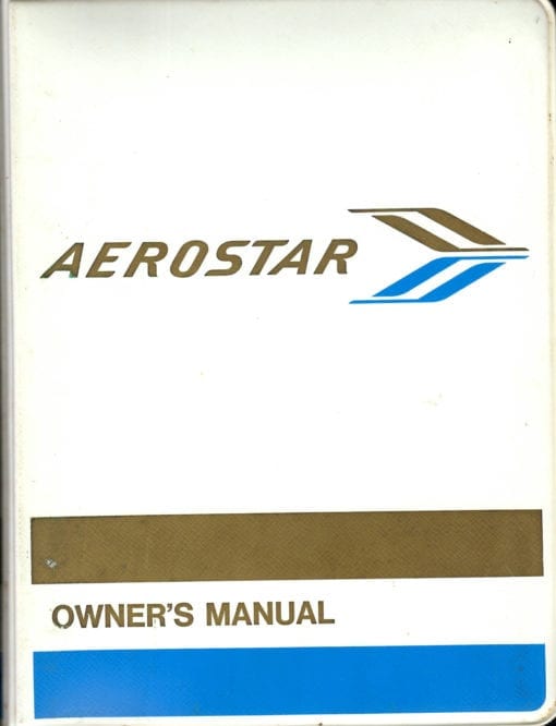 Flight Manual for the Ted Smith Aerostar