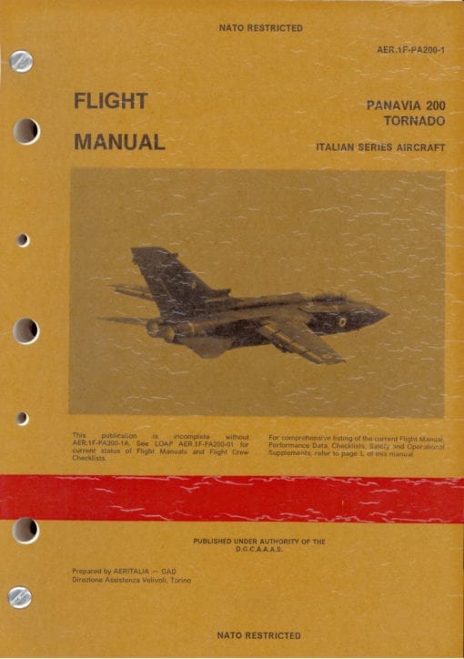 Flight Manual for the Panavia Tornado