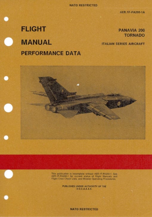 Flight Manual for the Panavia Tornado