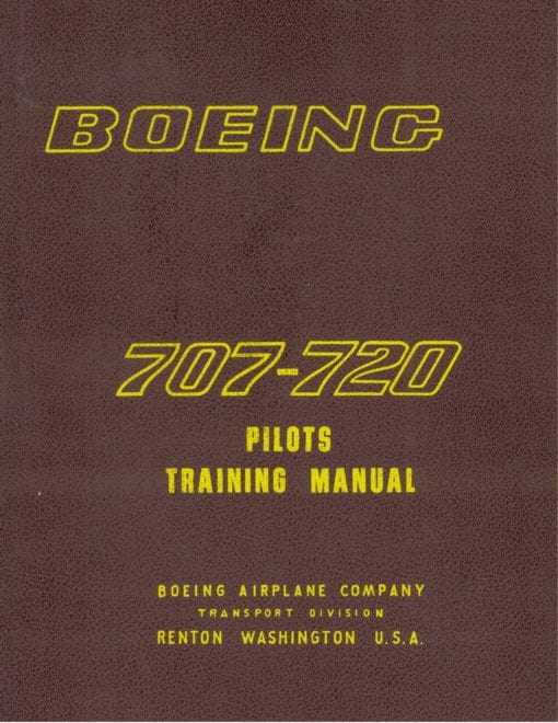 Flight Manual for the Boeing 707