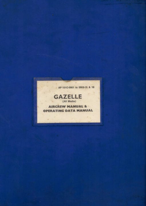 Flight Manual for the Aerospatiale Eurocopter Gazelle