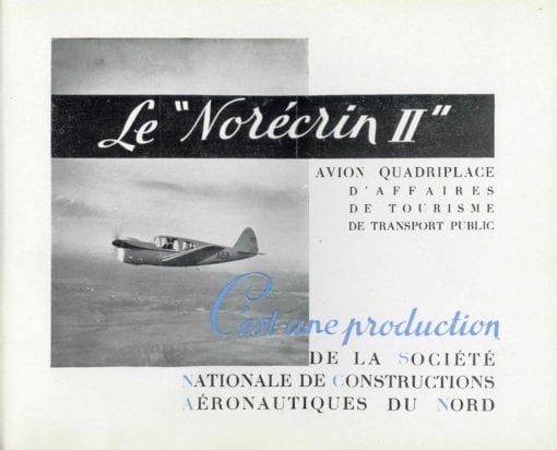 Flight Manual for the Nord SCAN 1200 Norecrin