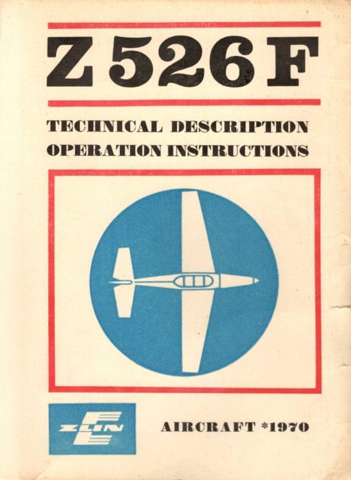 Flight Manual for the Zlin Z526F