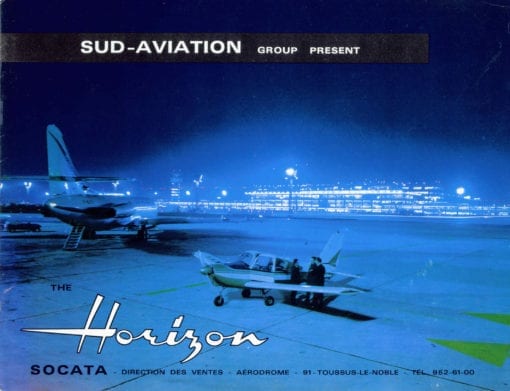 Flight Manual for the Sud Aviation (Gardan) GY80 Horizon and Socata ST-10 Diplomate