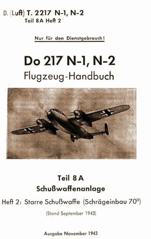 Flight Manual for the Dornier Do217