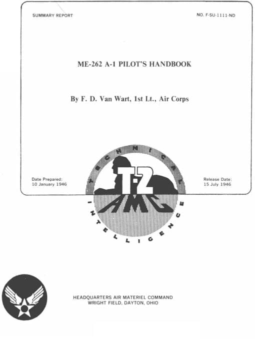 Flight Manual for the Messerschmitt Me262