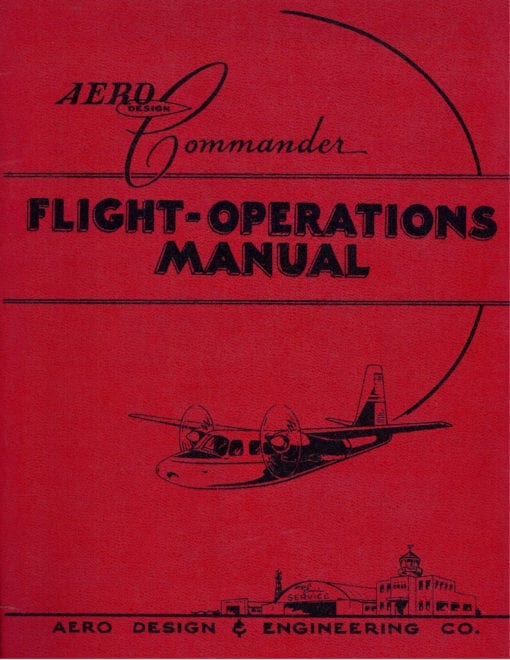 Flight Manual for the Aero Commander U-4 L-26