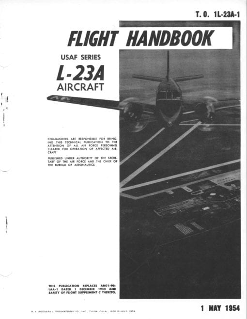 Flight Manual for the Beech L-23 Twin Bonanza