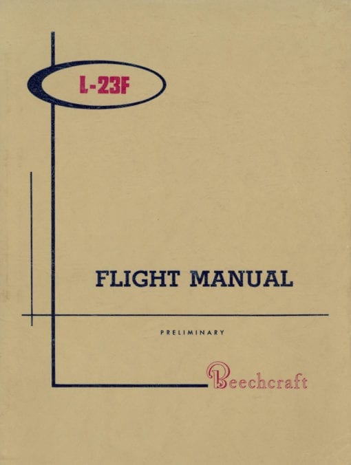 Flight Manual for the Beech L-23F Queen Air