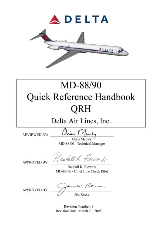 Flight Manual for the McDonnell-Douglas MD-88 MD-90