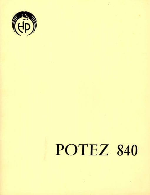 Flight Manual for the Potez 840