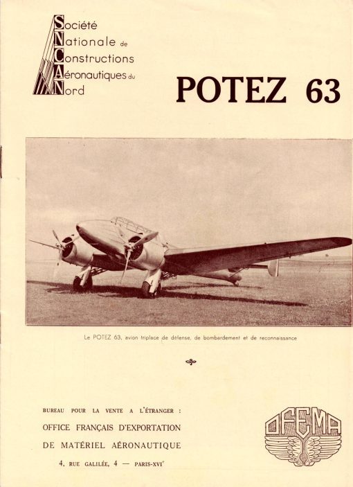 Flight Manual for the Potez 63