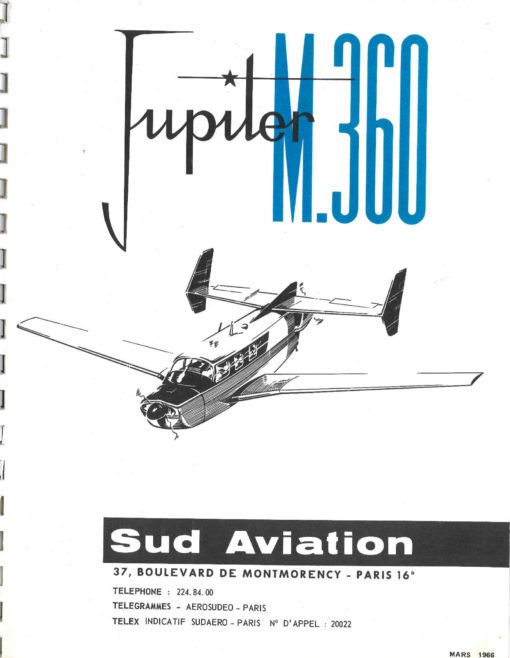 Flight Manual for the Sud Aviation Moynet M.360 Jupiter