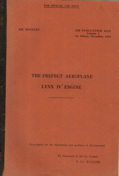 Flight Manual for the Avro 626 Prefect