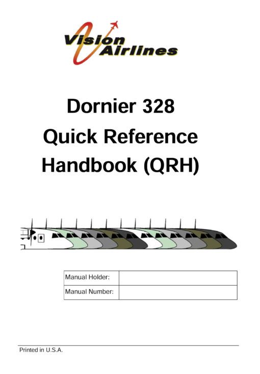 Flight Manual for the Dornier 328