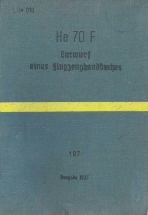 Flight Manual for the Heinkel He70