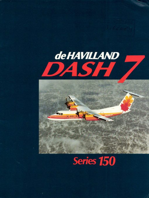 Flight Manual for the De Havilland Canada DHC-7 Dash Seven