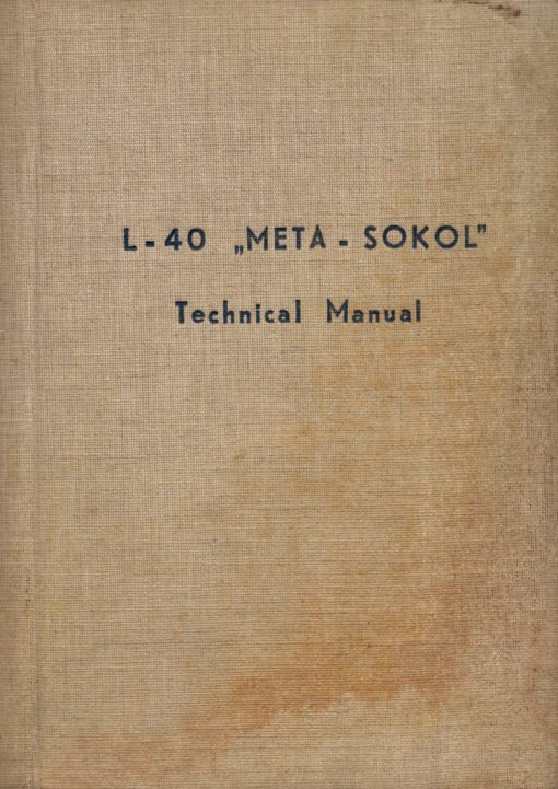 Flight Manual for the LET L-40 Meta Sokol