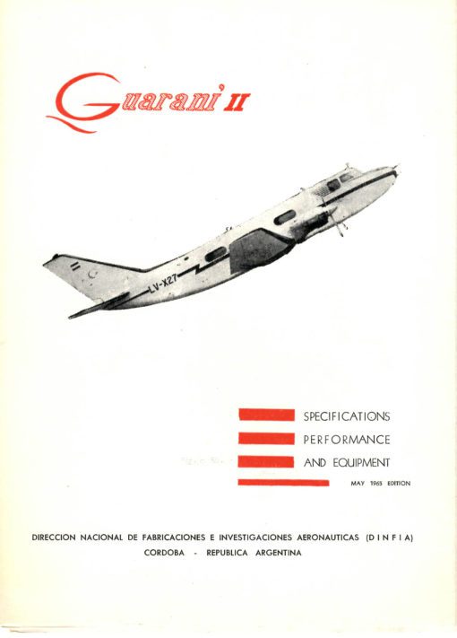 Flight Manual for the FMA IA-50 Guarani II