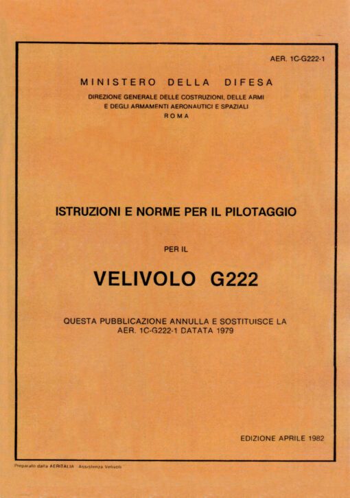 Flight Manual for the Fiat G222