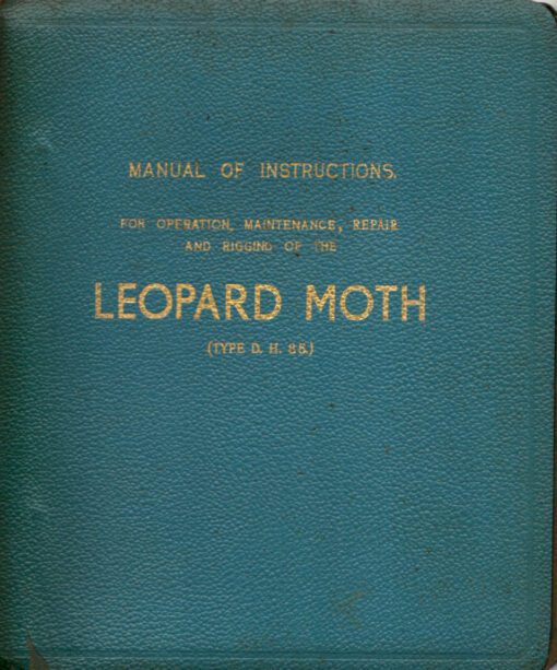 Flight Manual for the De Havilland DH85 Leopard Moth