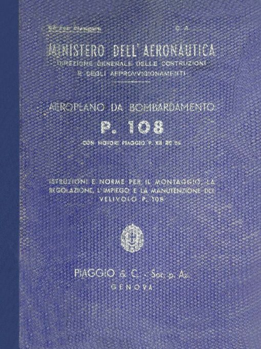 Flight Manual for the Piaggio P108