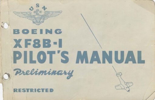 Flight Manual for the Boeing XF8B-1
