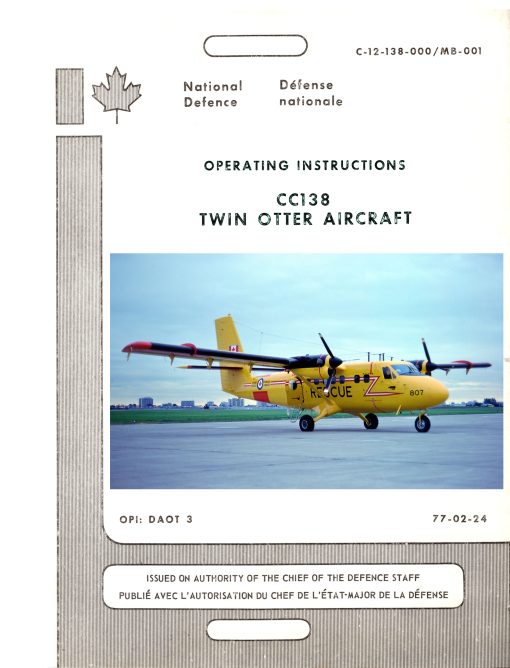 Flight Manual for the De Havilland Canada DHC-6 Twin Otter