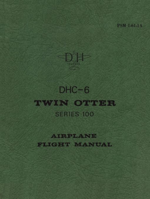 Flight Manual for the De Havilland Canada DHC-6 Twin Otter