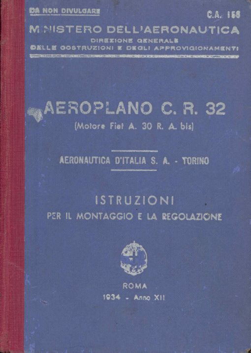 Flight Manual for the Fiat C.R.32