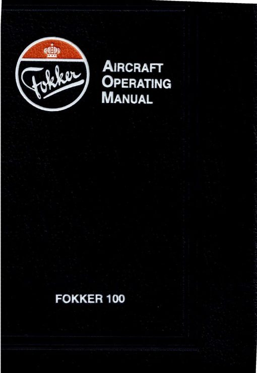 Flight Manual for the Fokker 100
